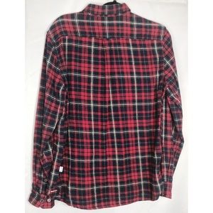 Denim & Flower Shirts - Denim & flower l slim fit red plaid button down Denim & Flower Shirts - Denim & flower l slim fit red plaid button down
